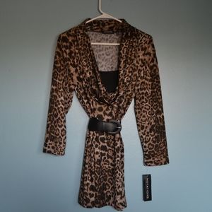 NWT Leopard Cheetah Print Dress